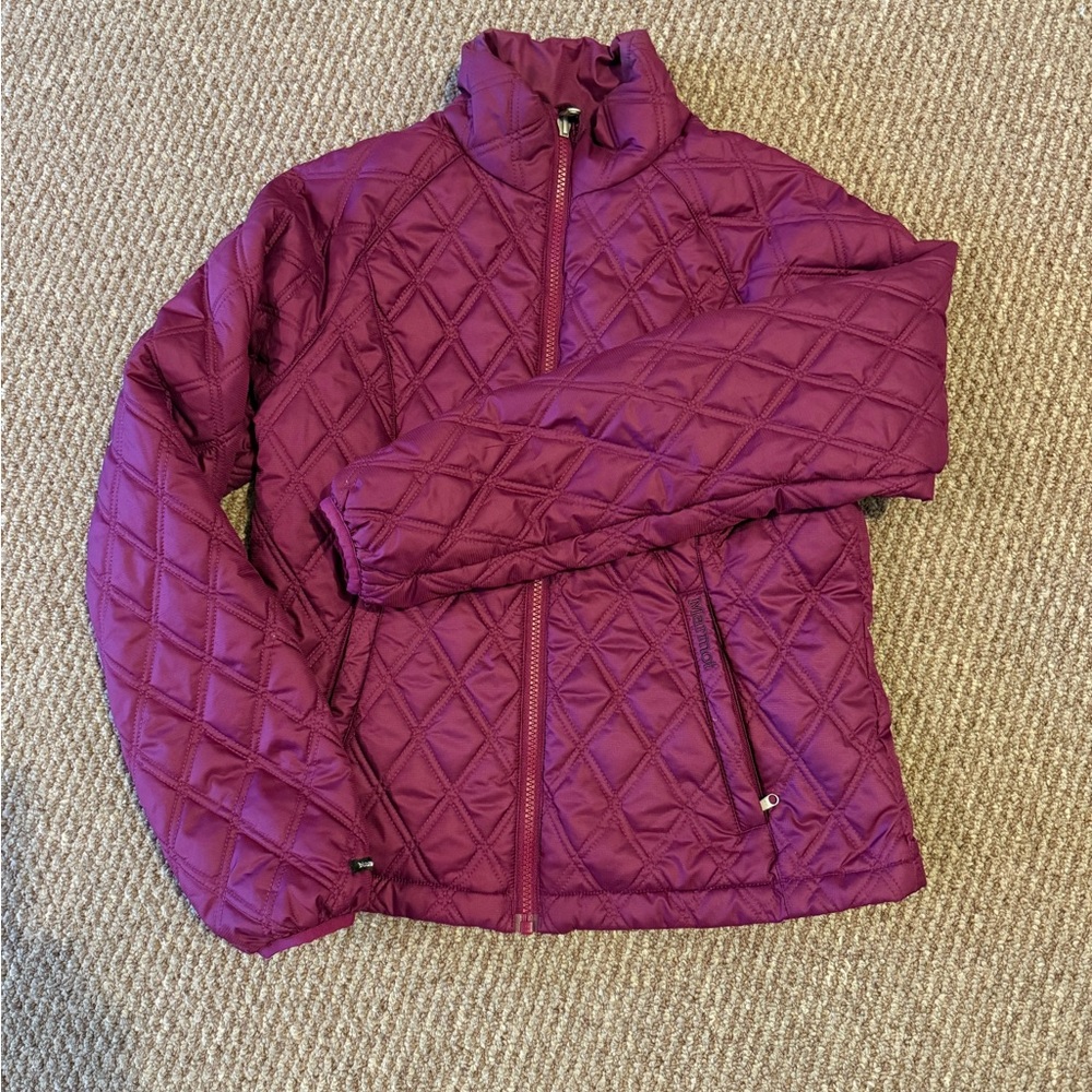Marmot Quilted Jacket in Rich Purple